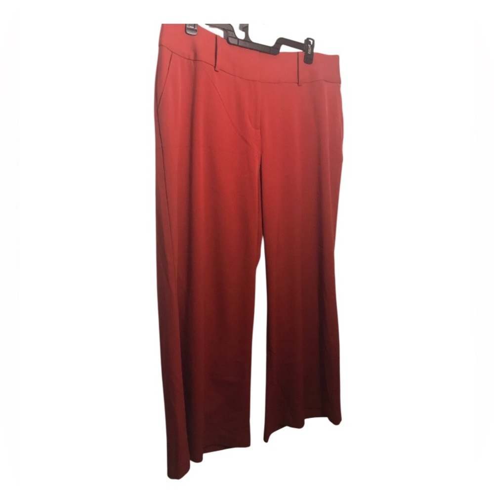 Lane Bryant Wide-Leg Rust Women's Trousers Size 18R
